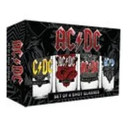AC/DC Schnapsgläser 4er-Pack Black Ice