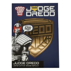 2000 AD Replik Judge Dredd Badge Limited Edition