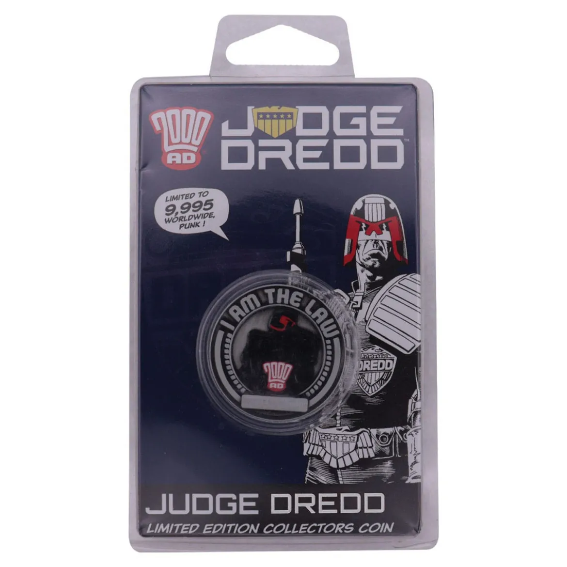 2000 AD Sammelmünze Judge Dredd Mega-City One Limited Edition