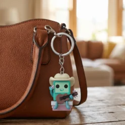 Adventure Time - Cowboy BMO mit Gitarre Funko Pop Schlüsselanhänger