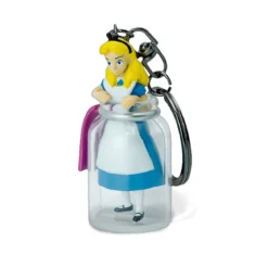 Alice im Wunderland - Alice in Flasche 3D Schlüsselanhänger