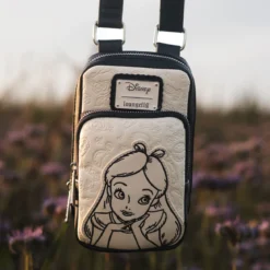 Alice im Wunderland - Floral Crossbody Tasche mit Geldbörse