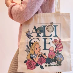 Alice im Wunderland - Flower Jutebeutel