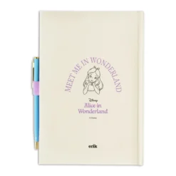 Alice im Wunderland - Garden Notizbuch mit Kugelschreiber