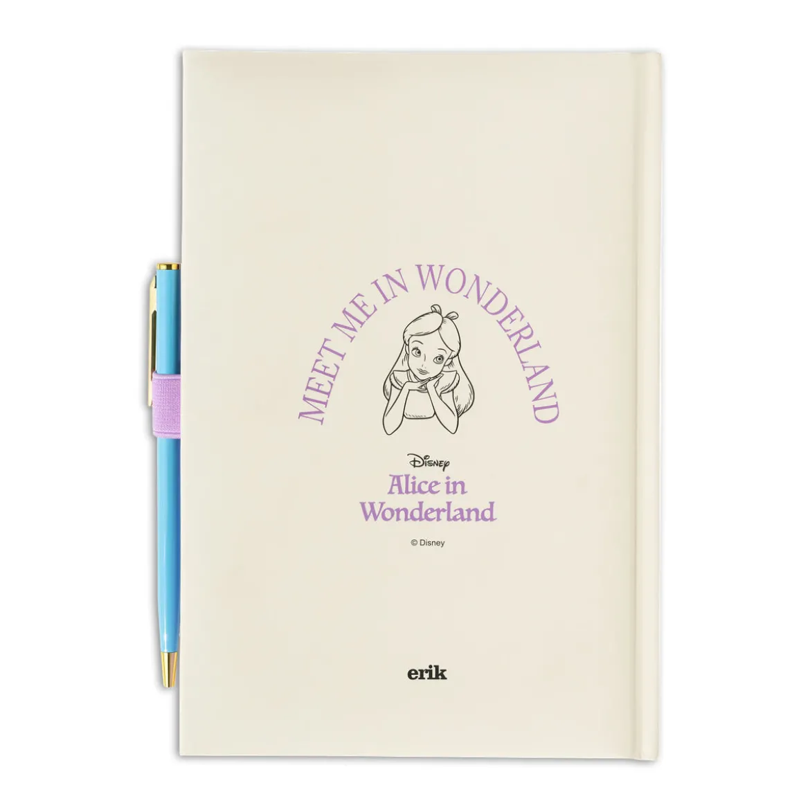 Alice im Wunderland - Garden Notizbuch mit Kugelschreiber