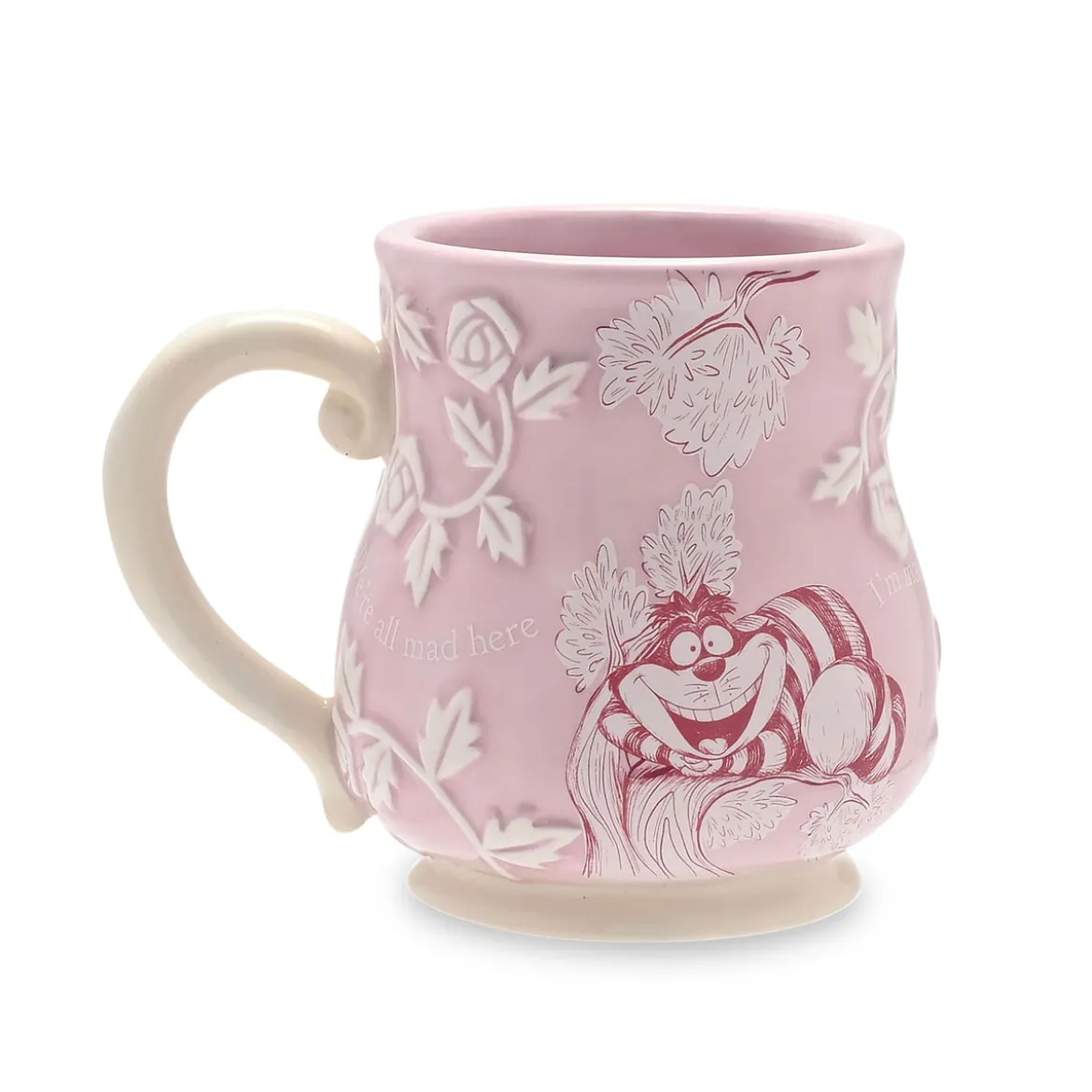 Alice im Wunderland - Grinsekatze Relief Tasse