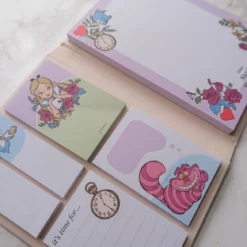 Alice im Wunderland - Haftnotizen Buch