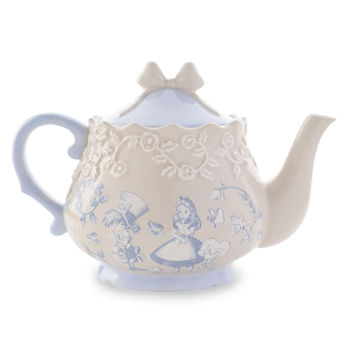 Alice im Wunderland - Hutmacher und Alice Teekanne