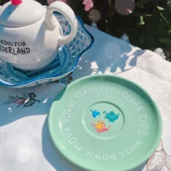 Alice im Wunderland - Hutmacher Tasse mit Teller