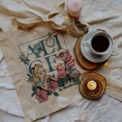 Alice im Wunderland - Jutebeutel
