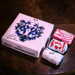 Alice im Wunderland Socken 3er Set