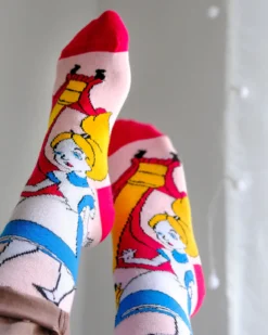 Alice im Wunderland Socken 3er Set