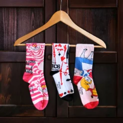 Alice im Wunderland Socken 3er Set