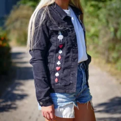 Alice im Wunderland - World Of My Own Jeansjacke Damen schwarz