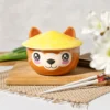 Alpaka Kawaii Schale mit Deckel für Anime Fans