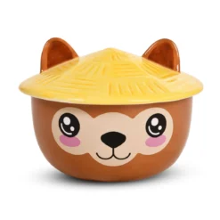 Alpaka Kawaii Schale mit Deckel für Anime Fans