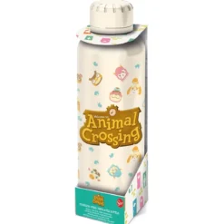 Animal Crossing Edelstahl-Trinkflasche Logo