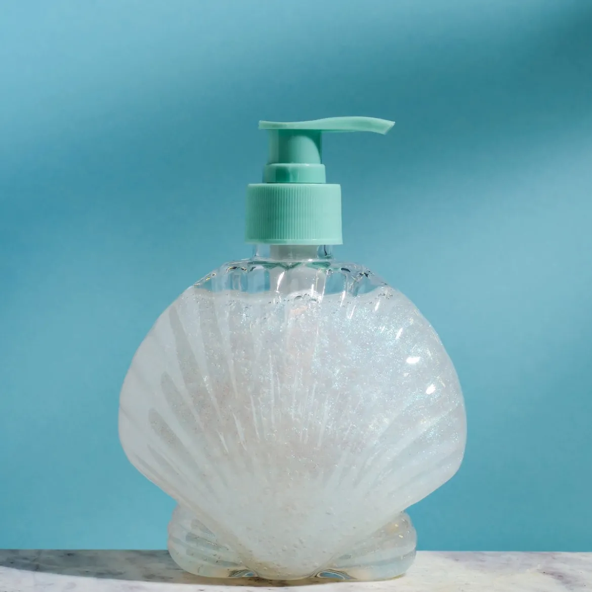 Arielle - Muschel Seifenspender mit Waschgel