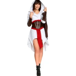 Assassinin Kostüm Damen für Assassins Creed Fans