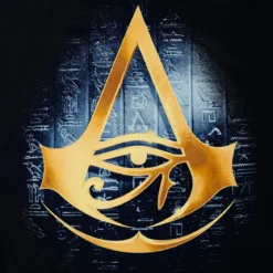 Assassins Creed - Origins Logo T-Shirt schwarz