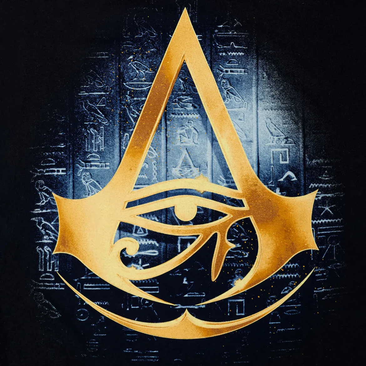 Assassins Creed - Origins Logo T-Shirt schwarz