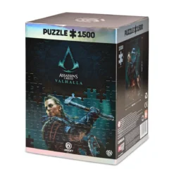 Assassin's Creed Valhalla - Eivor Puzzle mit Logo Stoffbeutel