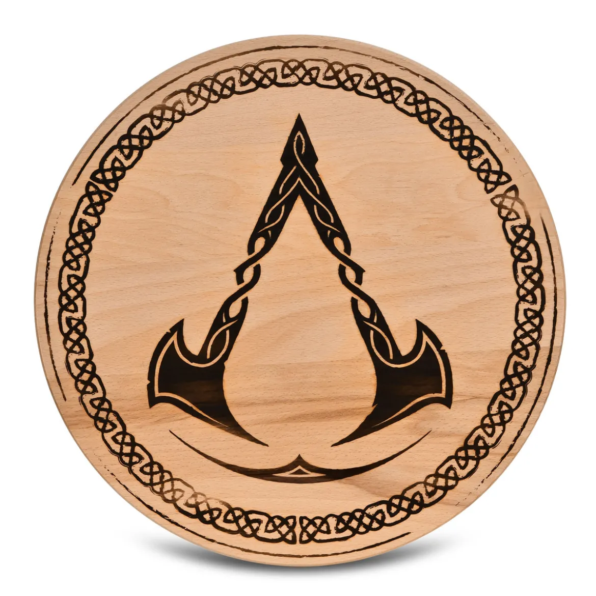 Assassin's Creed - Valhalla Logo Schneidebrett Buche