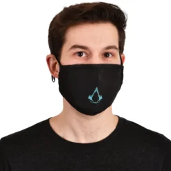 Assassin's Creed - Valhalla Logo Gesichtsmaske schwarz