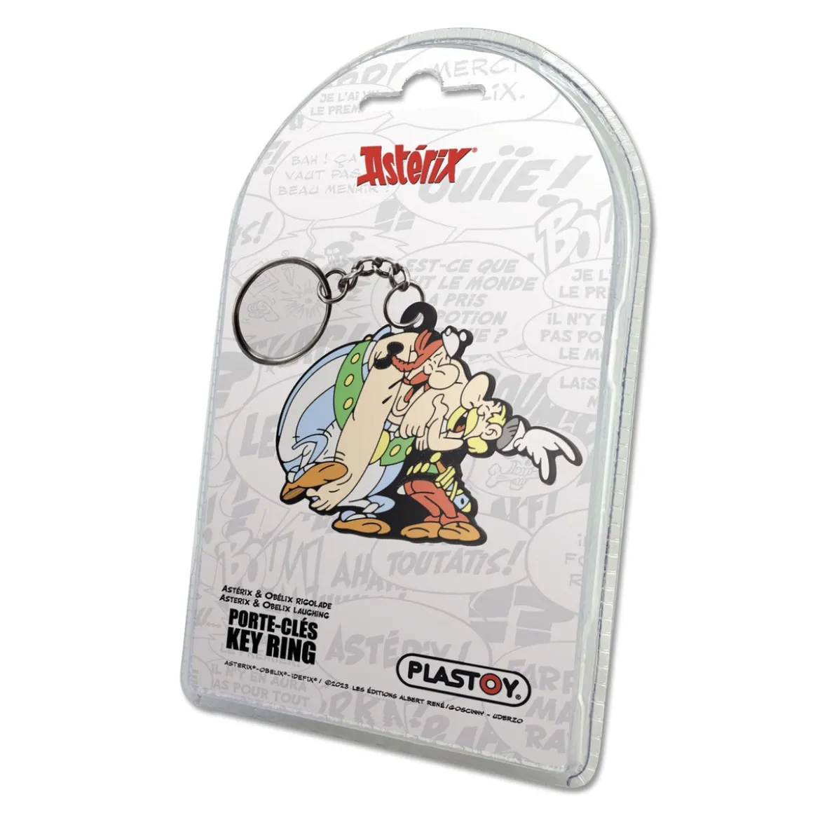 Asterix Schlüsselanhänger Asterix & Obelix Laughing 9 cm