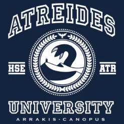 Atreides University T-Shirt für Dune Fans blau