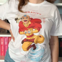 Avatar - Aang Laugh at Gravity T-Shirt weiß