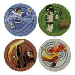 Avatar The Last Airbender - Characters Metall Untersetzer