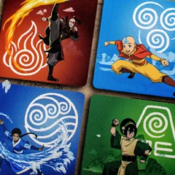 Avatar The Last Airbender - Group Untersetzer 4er Set