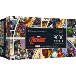Avengers - Across The Comic Universe Puzzle Kollektion mit Poster