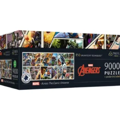 Avengers - Across The Comic Universe Puzzle Kollektion mit Poster
