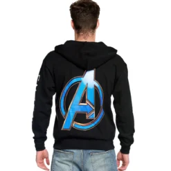 Avengers - Endgame Logo Kapuzenjacke schwarz