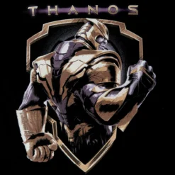 Avengers - Thanos Crest T-Shirt schwarz