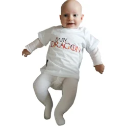 Baby Dragon - Kinder T-Shirt weiß