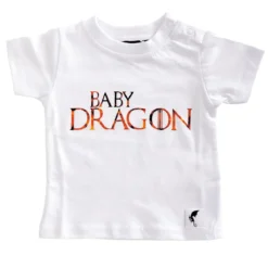 Baby Dragon - Kinder T-Shirt weiß