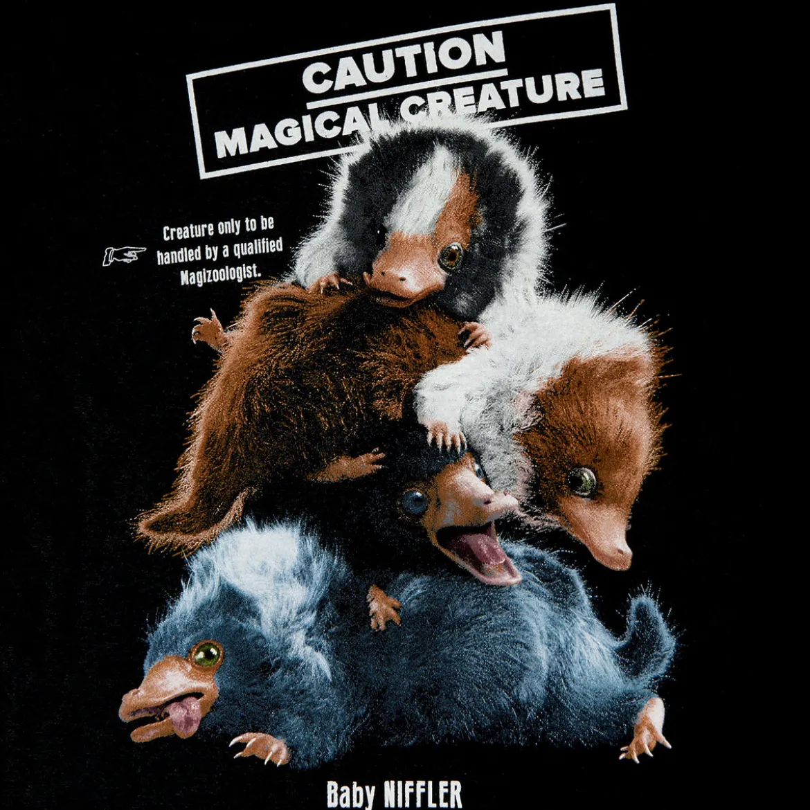 Baby Niffler T-Shirt Damen schwarz - Phantastische Tierwesen