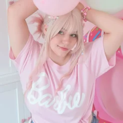 Barbie - Logo T-Shirt rosa