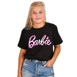 Barbie - Melted Logo T-Shirt schwarz