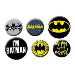 Batman Comics - Symbols Button 6er Set
