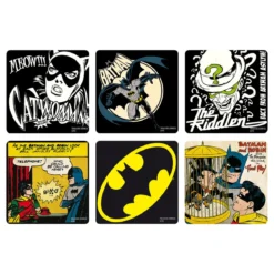 Batman - Comic Untersetzer 6er Set