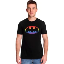 Batman - Pride Logo T-Shirt schwarz