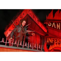 Beetlejuice (1988) Diorama Trenchcoat with Spikes Inferno