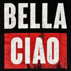 Bella Ciao T-Shirt für Haus des Geldes Fans schwarz
