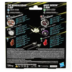 Beyblade X und Star Wars Collab The Mandalorian 3-60F vs. Moff Gideon 3-80N