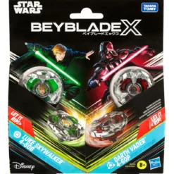 Beyblade X und Star Wars Collab Luke Skywalker 4-80B vs. Darth Vader 4-60B