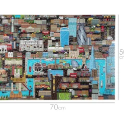 8-Bit Pixel Puzzle London Level 3 1000 Teile